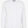 DANNY - White Slim-fit Linen Shirt