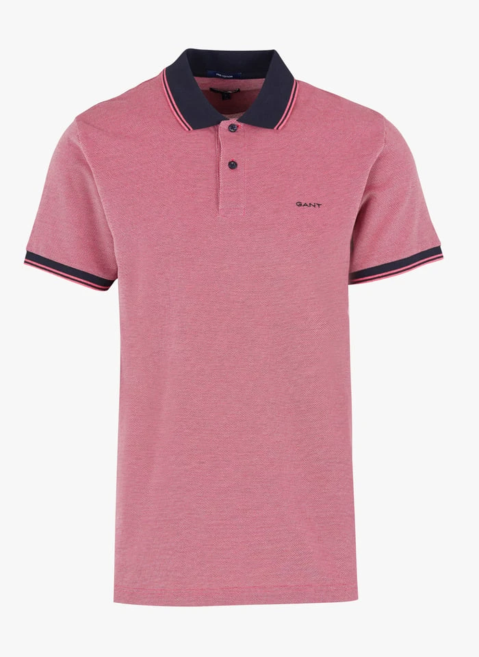 Gant Pink Regular-fit Embroidered Cotton Piqué Polo Shirt 1 Gant Pink Regular-fit Embroidered Cotton Piqué Polo Shirt