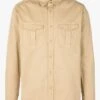 LE TEMPS DES CERISES CAREL - Beige Straight-cut Cotton Overshirt
