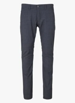 LE TEMPS DES CERISES SKUNK - Blue Checked Carrot Pants