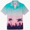 Maison Labiche MORNEY NB - Multicolored Straight-cut Shirt With Hawaiian Print