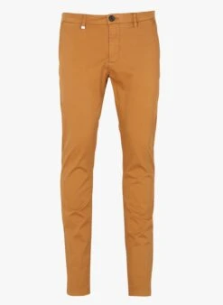 Ikks Brown Cotton Chinos