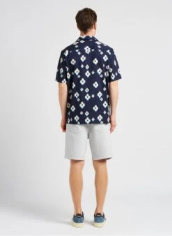 Minimum JOLE - Blue Printed Cotton Shirt -Deals Mode Modee Store 4131037