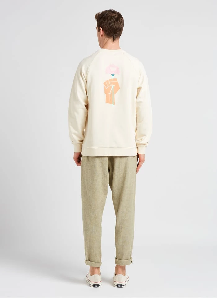 Selected Khaki Straight-leg Organic Cotton-blend Pants 5 Selected Khaki Straight-leg Organic Cotton-blend Pants - Image 5