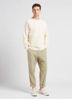 Selected Khaki Straight-leg Organic Cotton-blend Pants 10 Selected Khaki Straight-leg Organic Cotton-blend Pants -Deals Mode Modee Store 4131149