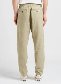 Selected Khaki Straight-leg Organic Cotton-blend Pants 9 Selected Khaki Straight-leg Organic Cotton-blend Pants -Deals Mode Modee Store 4131150