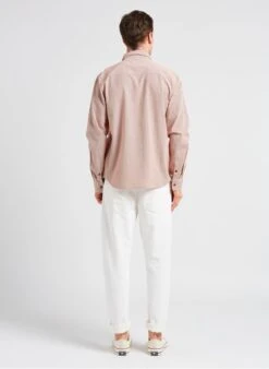 Thinking Mu Pink 100 Cotton Checked Shirt -Deals Mode Modee Store 4131262