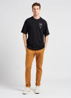 Ikks Brown Cotton Chinos -Deals Mode Modee Store 4131290