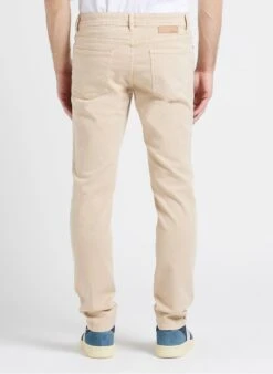 Ikks Beige Stretch Cotton Slim-fit Jeans -Deals Mode Modee Store 4132075