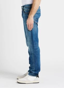 LE TEMPS DES CERISES Blue Straight-leg Faded Stretch Cotton Jeans 23 LE TEMPS DES CERISES Blue Straight-leg Faded Stretch Cotton Jeans -Deals Mode Modee Store 4132144