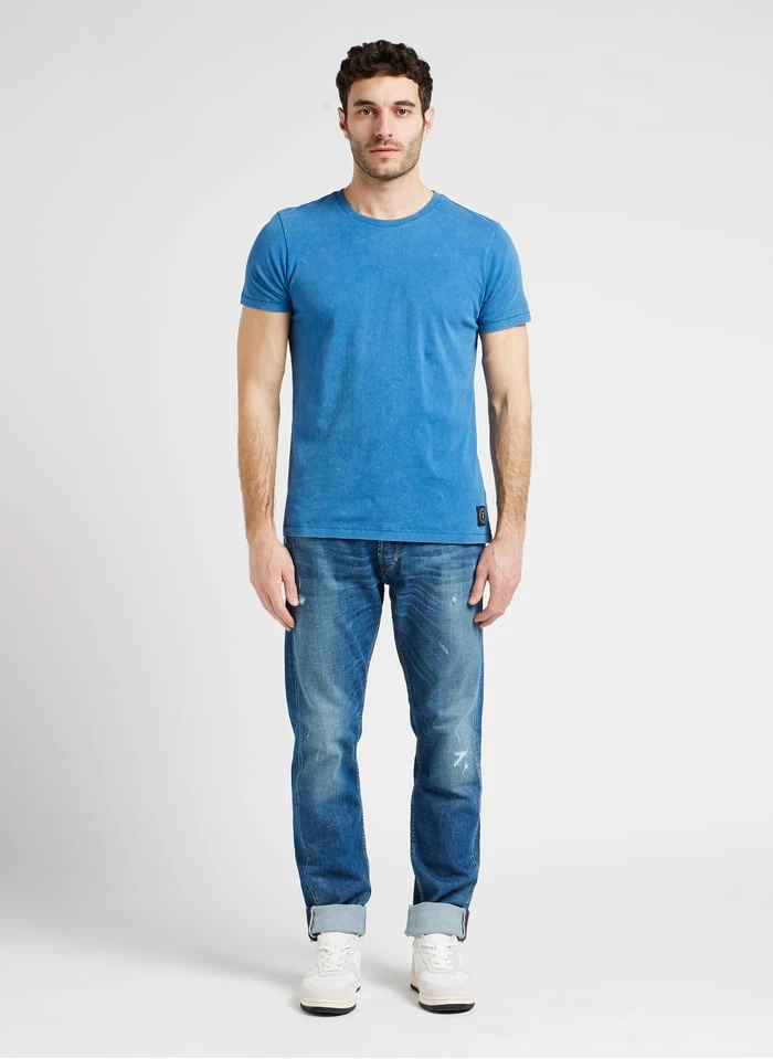 LE TEMPS DES CERISES Blue Straight-leg Faded Stretch Cotton Jeans 19 LE TEMPS DES CERISES Blue Straight-leg Faded Stretch Cotton Jeans - Image 19