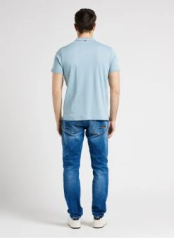 LE TEMPS DES CERISES ARON - Blue Regular-fit Cotton Polo Shirt -Deals Mode Modee Store 4132200