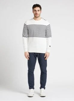 LE TEMPS DES CERISES SKUNK - Blue Checked Carrot Pants -Deals Mode Modee Store 4132223