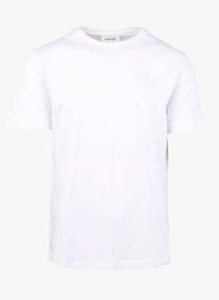 BAFF - White Straight-cut Organic Cotton T-shirt With Round Neck