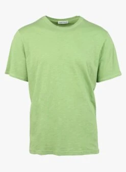 HAMLET - Green Regular-fit Round-neck Cotton T-shirt