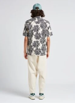 Marc O'Polo Blue Cotton And Linen Printed Shirt -Deals Mode Modee Store 4168881