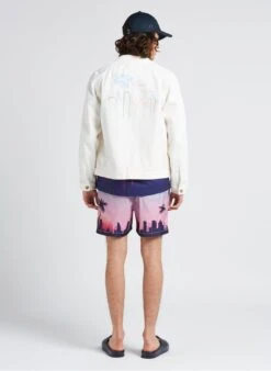 Maison Labiche MORNEY NB - Multicolored Straight-cut Shirt With Hawaiian Print -Deals Mode Modee Store 4168952