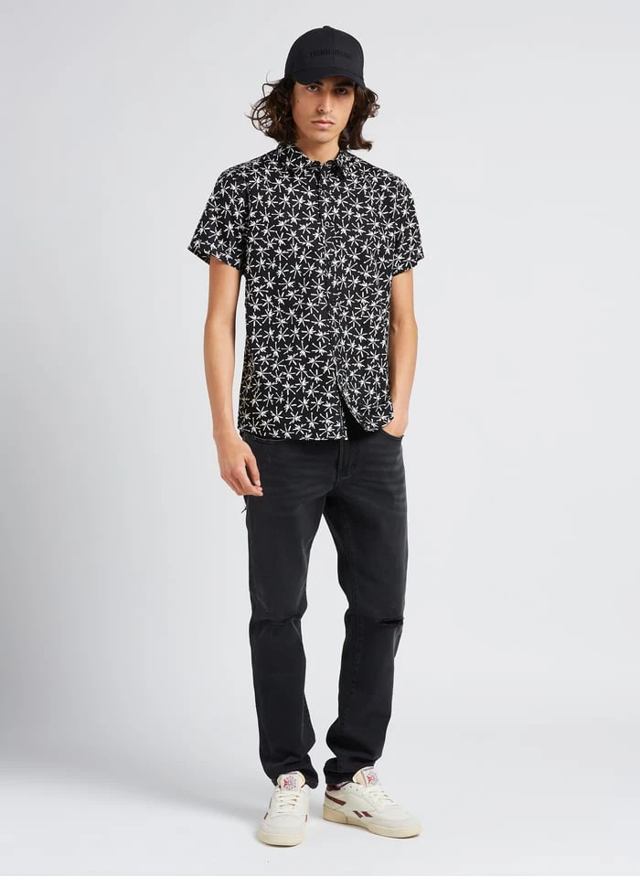 Ikks Grey Slim-fit Cotton Distressed Jeans 9 Ikks Grey Slim-fit Cotton Distressed Jeans - Image 9