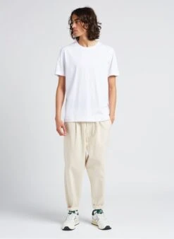 BAFF - White Straight-cut Organic Cotton T-shirt With Round Neck -Deals Mode Modee Store 4169144