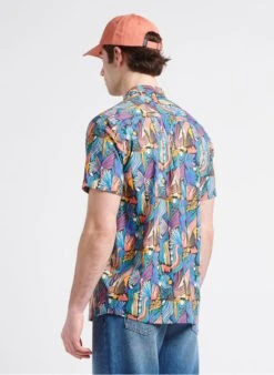 Patagonia Multicolored Regular-fit Printed Organic Cotton-blend Shirt -Deals Mode Modee Store 4169615