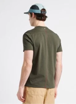 RODGER H - Grey Regular-fit Round-neck Cotton T-shirt -Deals Mode Modee Store 4169632