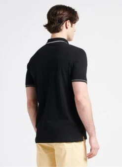 PAUL SMITH Black Regular-fit Stretch Cotton Polo Shirt -Deals Mode Modee Store 4169758