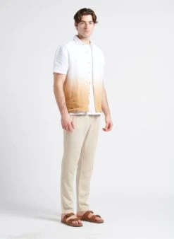 Ikks Beige Track-pant Style Straight-cut Pants -Deals Mode Modee Store 4169826