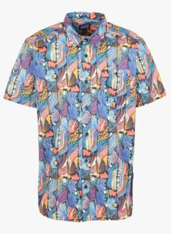 Patagonia Multicolored Regular-fit Printed Organic Cotton-blend Shirt