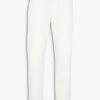DIONY - Beige Straight-leg Cotton Pants