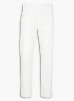 DIONY - Beige Straight-leg Cotton Pants
