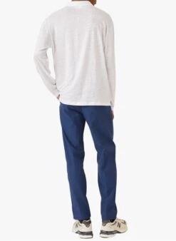 DERYM - Striped Straight-leg Striped Cotton Pants -Deals Mode Modee Store 4175603