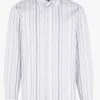 Marc O'Polo White Regular-fit Striped Cotton Shirt With Classic Collar