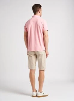 Schott PSDEVON - Pink Regular-fit Cotton Piqué Polo Shirt -Deals Mode Modee Store 4201321