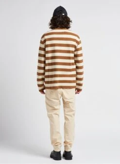 Marc O'Polo Beige Straight-leg Cotton-blend Pants -Deals Mode Modee Store 4201652