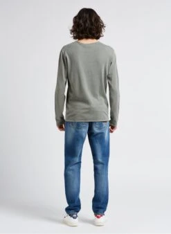 LE TEMPS DES CERISES Blue Straight-leg Cotton Jeans -Deals Mode Modee Store 4201806