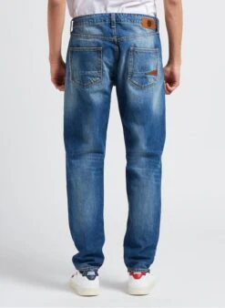 LE TEMPS DES CERISES Blue Straight-leg Cotton Jeans -Deals Mode Modee Store 4201891