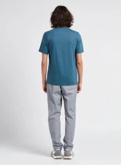 Armor-Lux HÉRITAGE - Blue Round-neck Striped Organic Cotton T-shirt -Deals Mode Modee Store 4201973