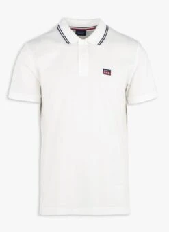 Gant Beige Regular-fit Embroidered Cotton Polo Shirt