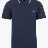 Gant Blue Regular-fit Embroidered Cotton Polo Shirt