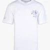 Marc O'Polo White Regular-fit Embroidered Cotton T-shirt With Round Neck