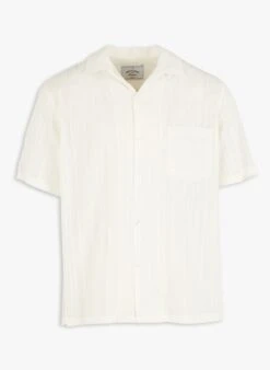BAHIA - White Cotton Shirt With Classic Collar