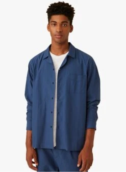 DEREL - Striped Regular-fit Cotton Shirt With Classic Collar 7 DEREL - Striped Regular-fit Cotton Shirt With Classic Collar -Deals Mode Modee Store 4213063