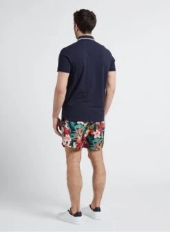 Gant Blue Regular-fit Embroidered Cotton Polo Shirt -Deals Mode Modee Store 4216250