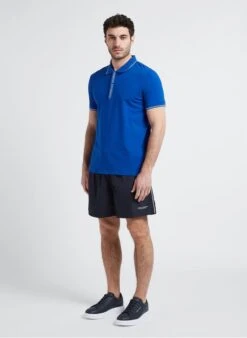 Armani Exchange Blue Cotton Jersey Polo Shirt -Deals Mode Modee Store 4216297