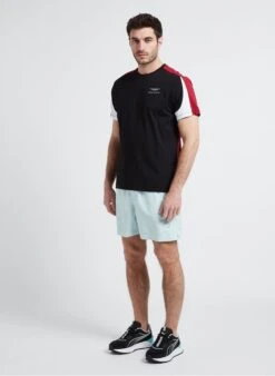 Black Hackett X Aston Martin Regular-fit Round-neck Cotton T-shirt -Deals Mode Modee Store 4216563