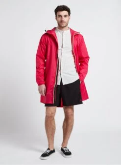 Ikks White Regular-fit Striped Cotton-blend Shirt With Mandarin Collar -Deals Mode Modee Store 4216611