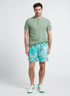 CHEVIGNON O-TOG'S - Green Regular-fit Cotton Piqué Polo Shirt -Deals Mode Modee Store 4216843