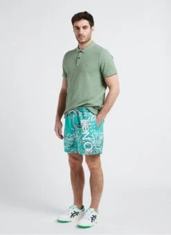 CHEVIGNON O-TOG'S - Green Regular-fit Cotton Piqué Polo Shirt -Deals Mode Modee Store 4216846