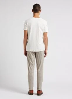 Ikks Brown Straight-leg Pants With Elasticated Waist -Deals Mode Modee Store 4245712