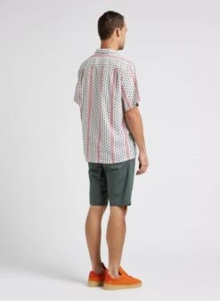 ORTO - Multicolored Striped Cotton Shirt With Classic Collar -Deals Mode Modee Store 4245760